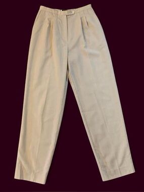 Vintage Cream/Ecru Pleated Pants (Barclay Square)